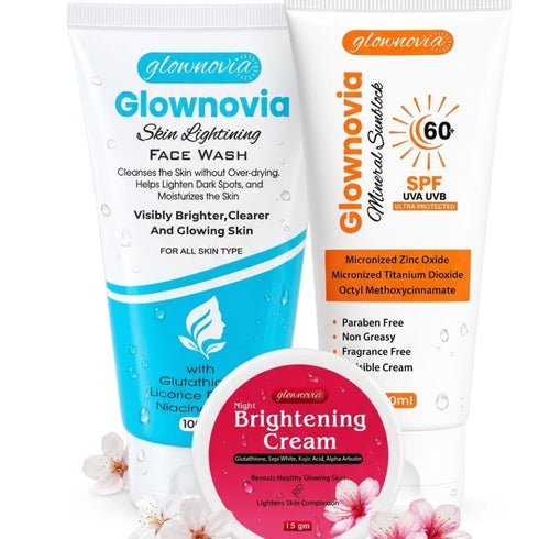 Mega Glow Deal – Glownovia 3-in-1 Complete Brightening Kit