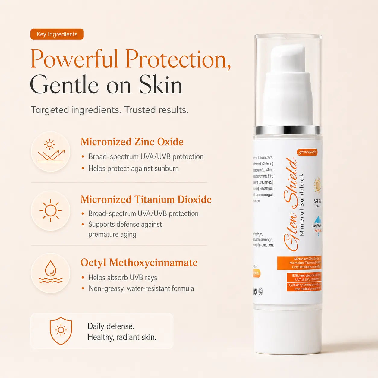 Glow Shield Mineral Sunblock