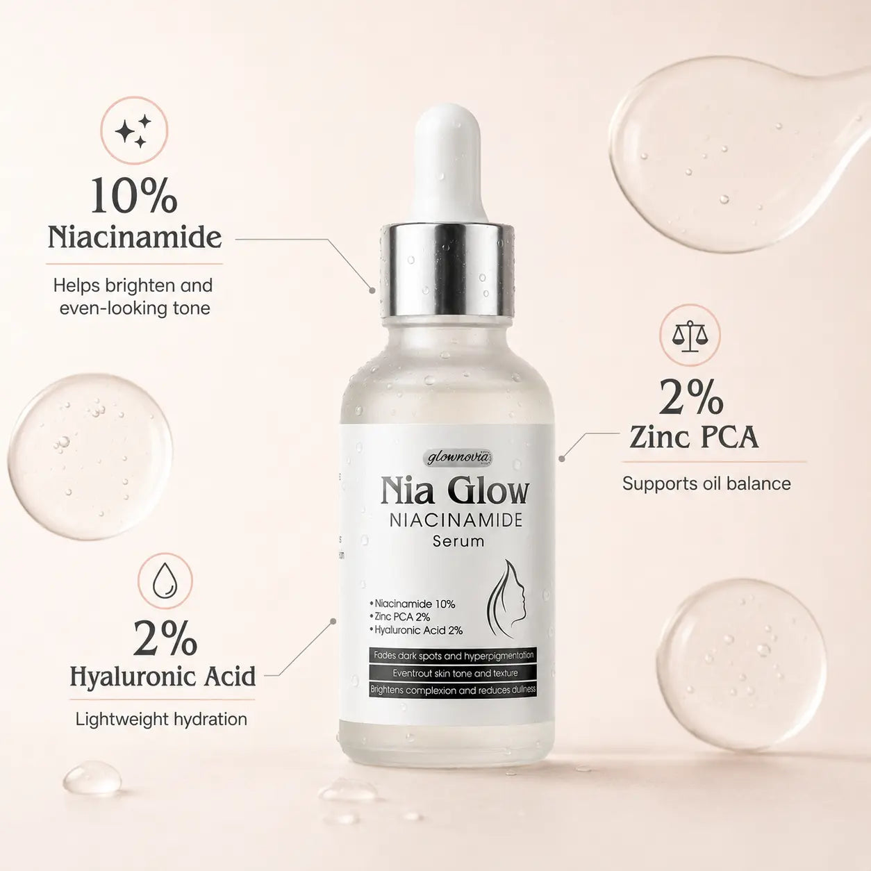 Nia Glow 10% Niacinamide Serum
