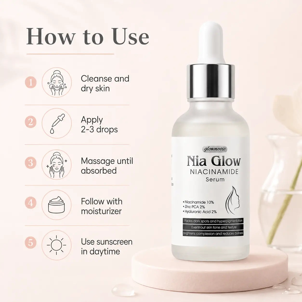 Nia Glow 10% Niacinamide Serum